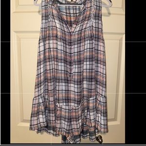 Free People Preppy Halter Plaid Romper NWT S
